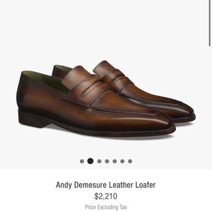 NEW Berluti Men’s Leather Loafers